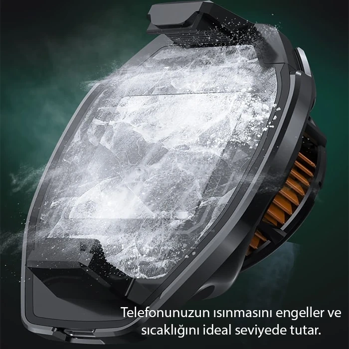 VipMarketim MEMO DL22 Yarı İletken Arka Klips Soğutma Radyatörü PUBG Oyun Soğutucu iOS Android-(5775)