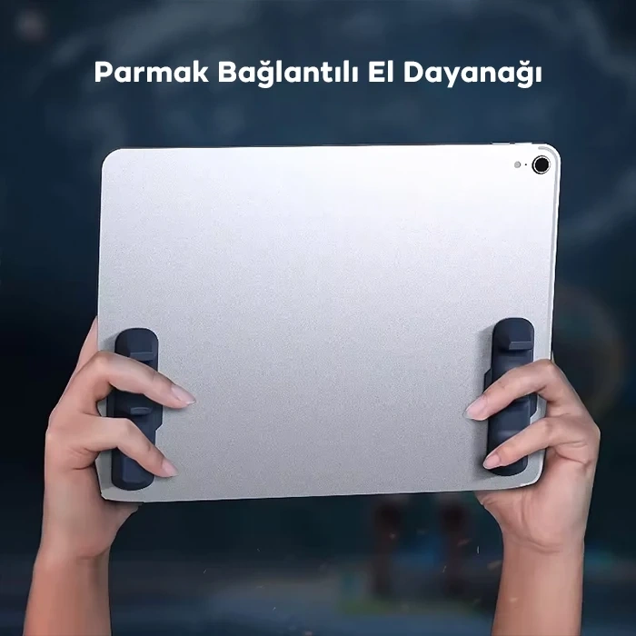 VipMarketim MEMO PB01 2 Adet Tablet İçin Yapışkanlı Silikon Tutma Kolu-(5775)