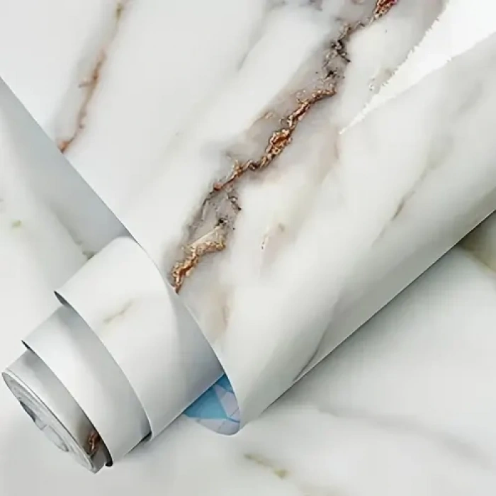 VipMarketim Mermer Desenli Yapışkanlı Folyo 60cm x 5m
