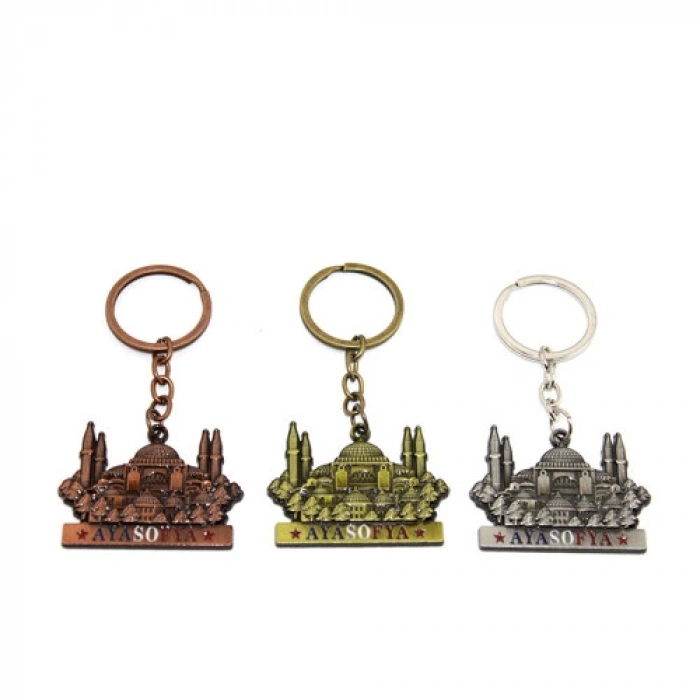 VipMarketim Metal Ayasofya Anahtarlık