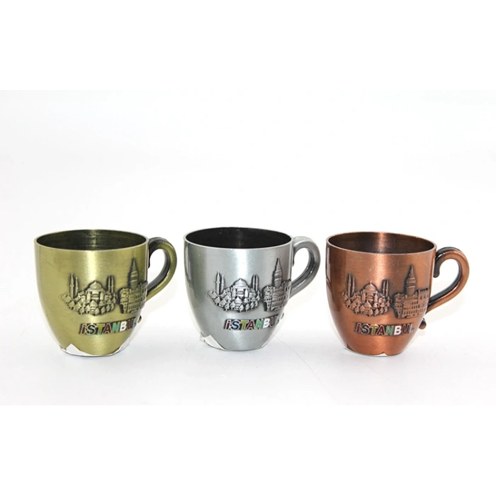 VipMarketim Metal İstanbul Yöresel Bardak
