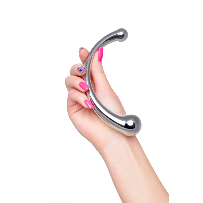 VipMarketim Metal metal yapay penis, Metal, gümüş, 21 cm