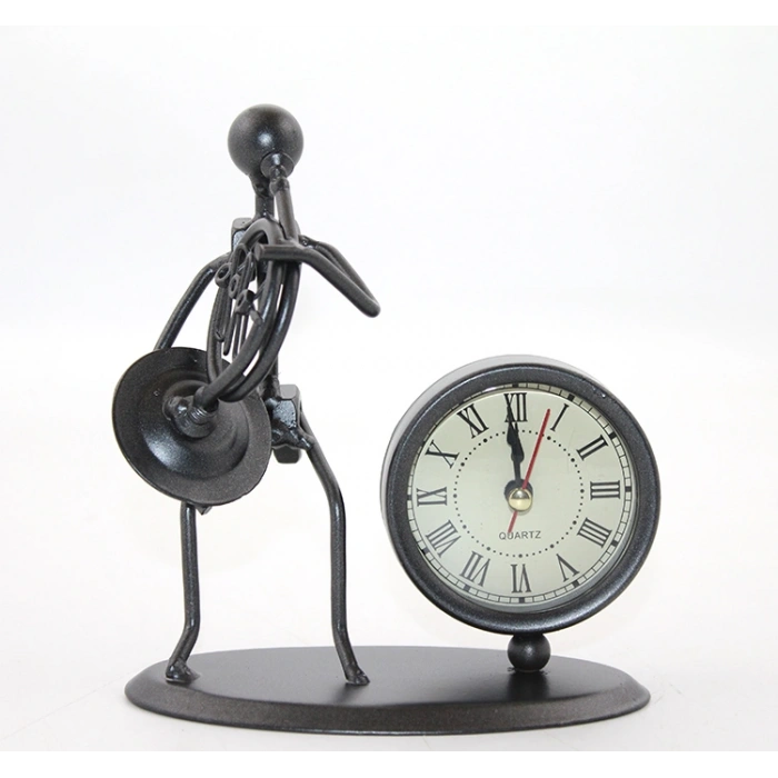 VipMarketim Metal Müzisyen Saat Model 1