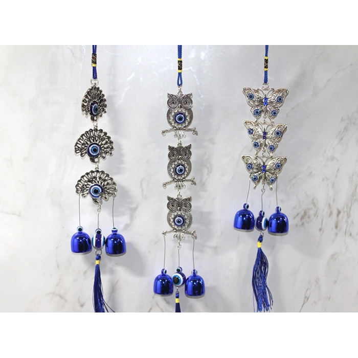 VipMarketim Metal Nazar Boncuğu Çan Model 21