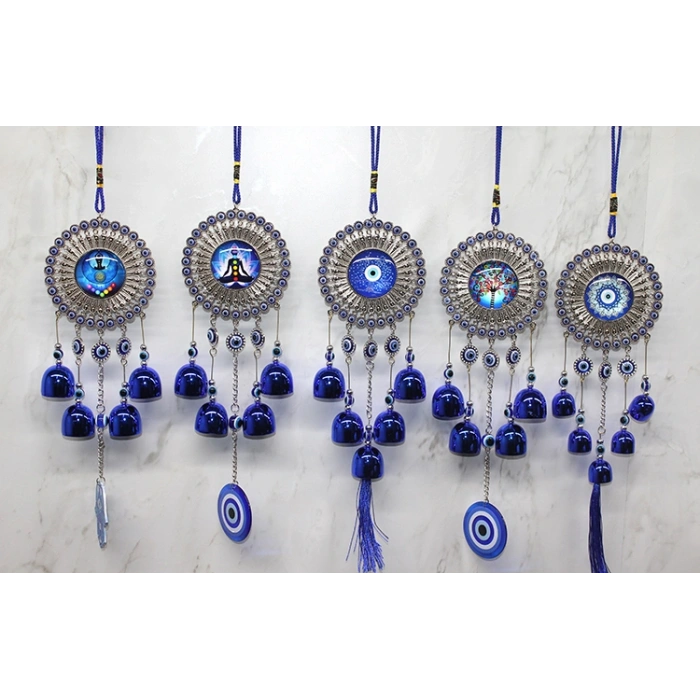 VipMarketim Metal Nazar Boncuğu Çan Model 9