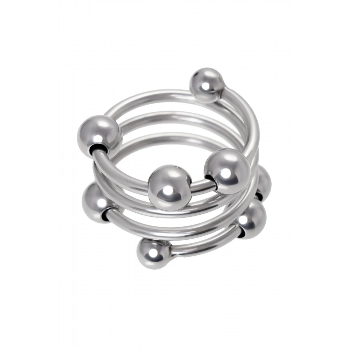 VipMarketim Metal penis başı halkası, Metal, gümüş, Ø 3,5cm