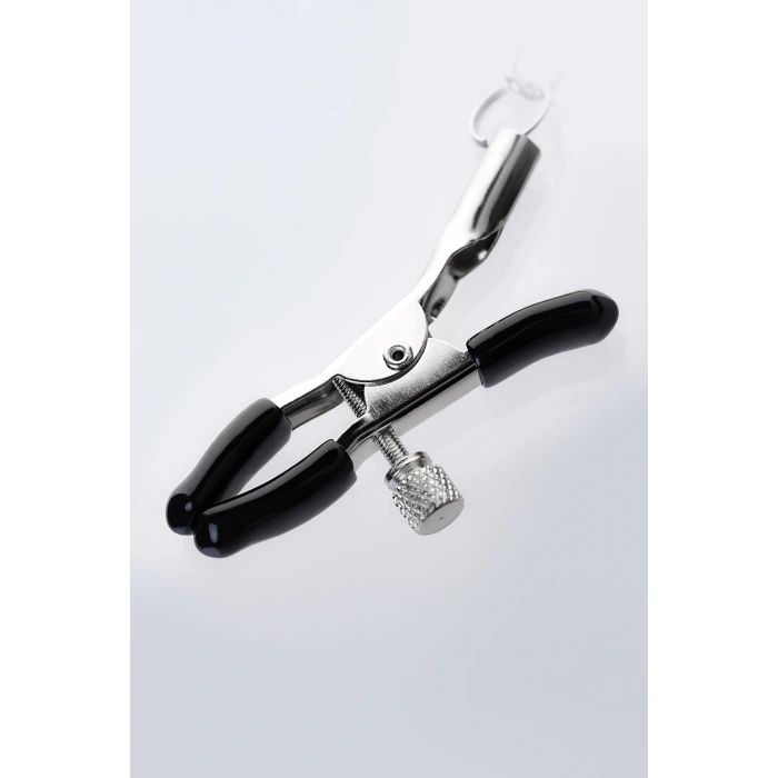 VipMarketim Metal Penis Halkalı Meme Kelepçeleri, gümüş, 60 cm