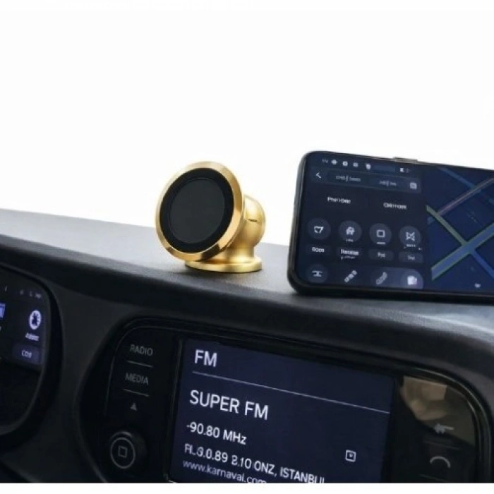 VipMarketim Metal Telefon Tutucu Torpidoya Yapışan Mıknatıslı