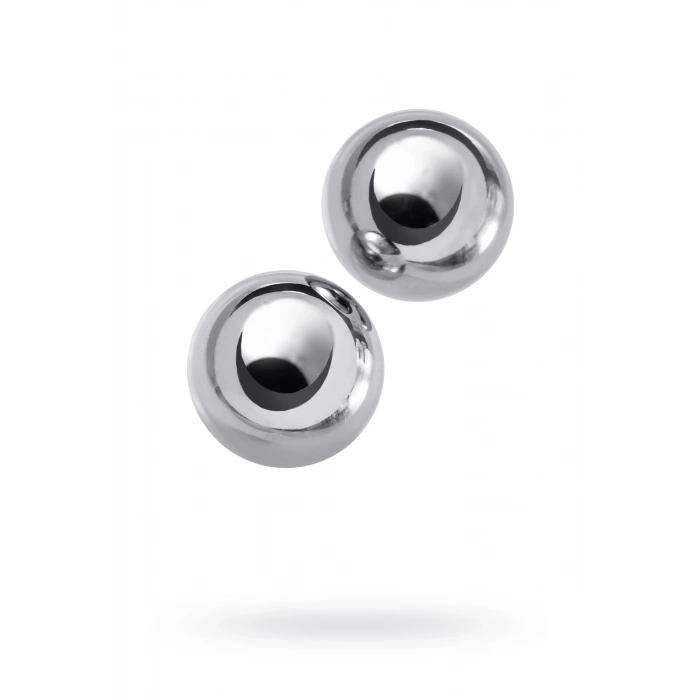 VipMarketim Metal  Vajinal Topları, Tıbbi Çelik, Gümüş, Ø 2,5 cm