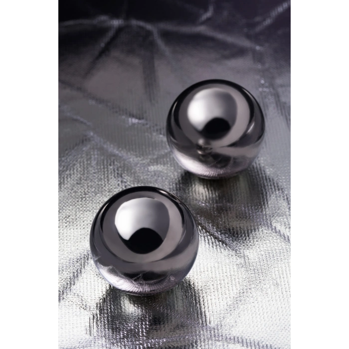 VipMarketim Metal  Vajinal Topları, Tıbbi Çelik, Gümüş, Ø 2,5 cm