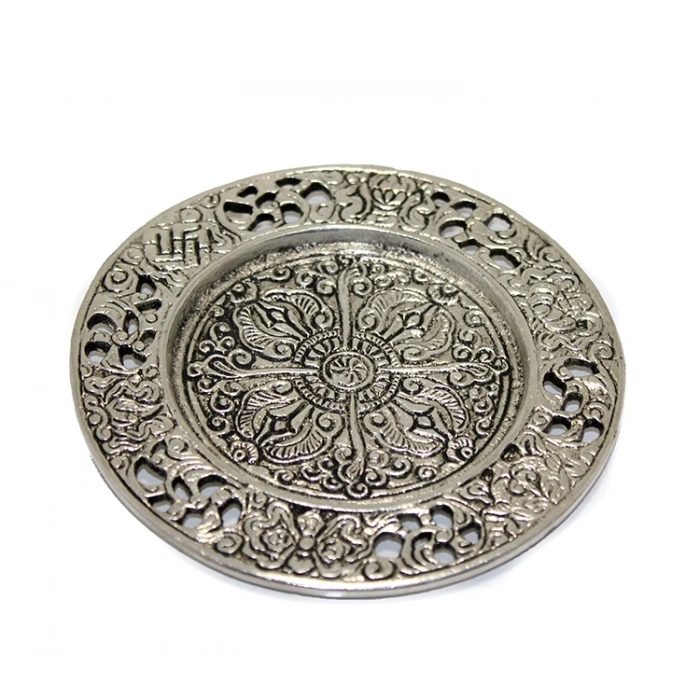 VipMarketim Metal Yuvarlak Tütsülük Model 8