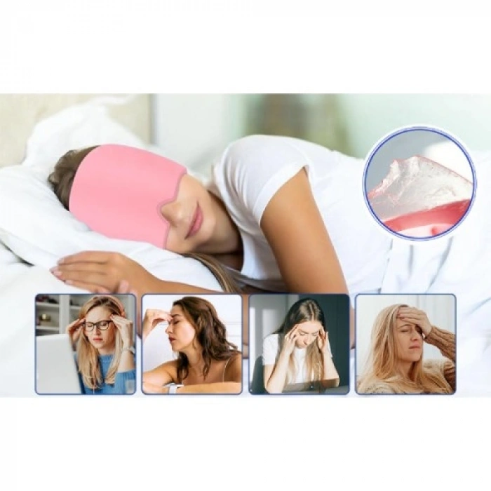 VipMarketim Migren Rahatlatıcı İçi Jel Kompres Kafa Bandı