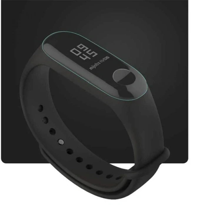 VipMarketim Mijobs Mi Band 3 Darbe Emici Ekran Koruyucu 2 Adet Set-(5775)