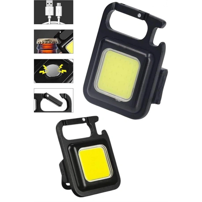 VipMarketim Mıknatıslı Parlak Led Işık 3 Fonksiyonlu Şarj edilebilir Ledli Mini Taşınabilir