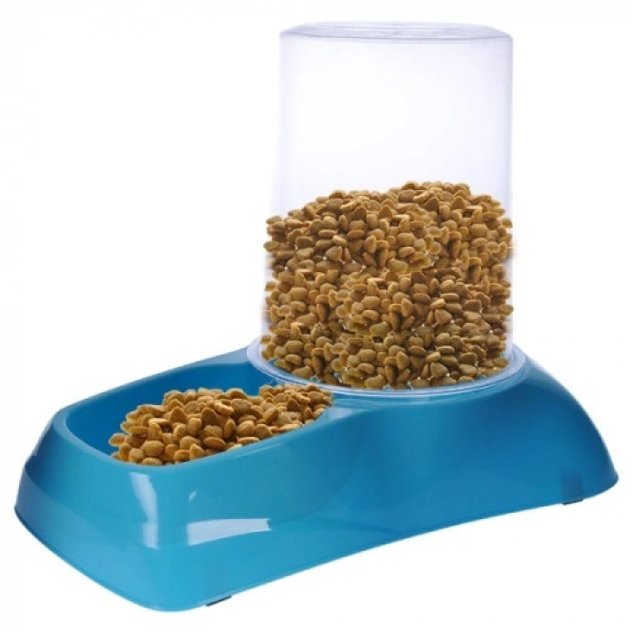 VipMarketim Mikopet Hazneli ve Mama Kabı 1.75 Litre