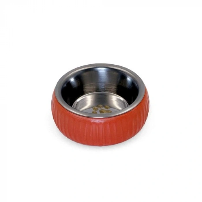 VipMarketim Mikopet Organik Seramik Mama Kabı Kiremit