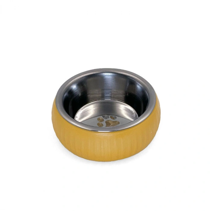 VipMarketim Mikopet Organik Seramik Mama Kabı Sarı