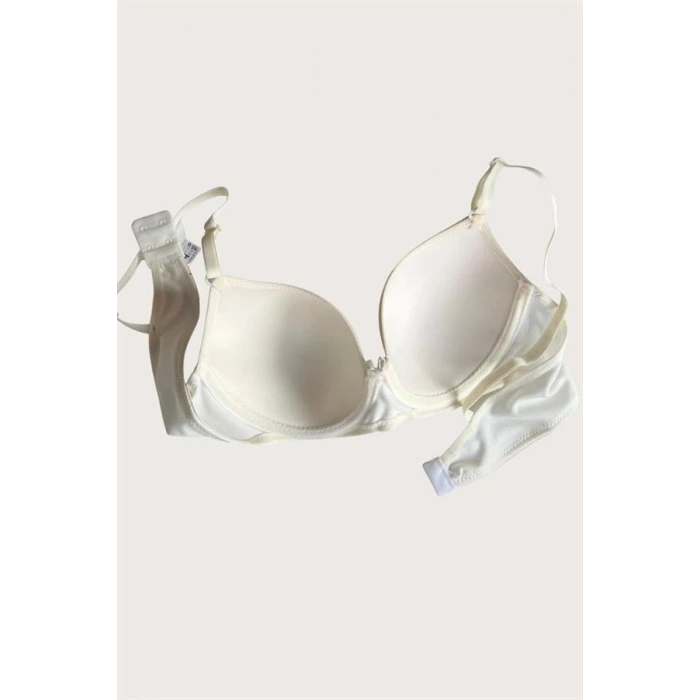 VipMarketim  Mikro Kumaş İçi Boş Balenli Günlük Tek Desteksiz Sütyen