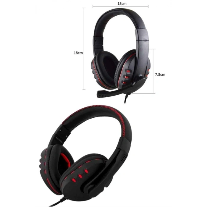 VipMarketim Mikrofonlu Gamer Kulaklık Oyuncu Kulaklığı Yüksek Ses Kaliteli Stereo Yumuşak Yastıklar