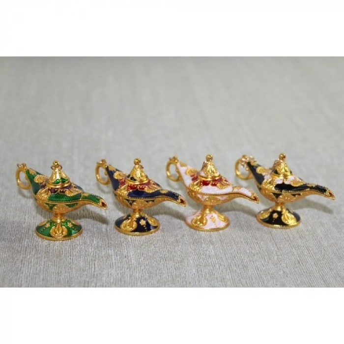 VipMarketim Mineli Metal Alaaddin Lambası Model 7