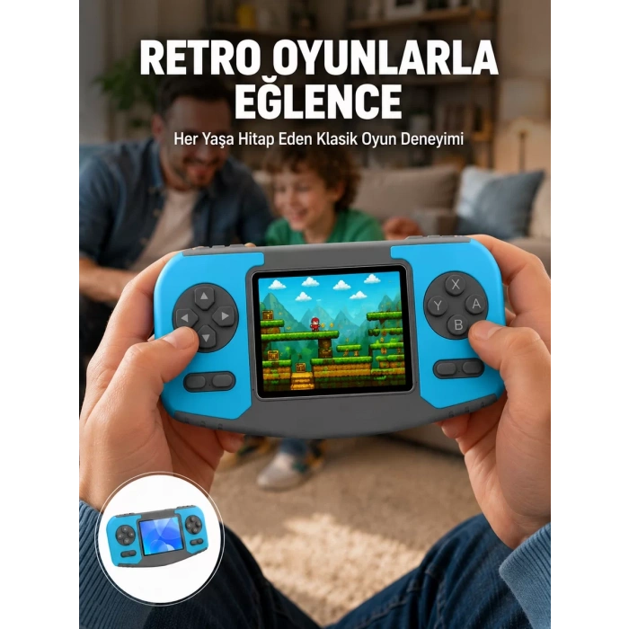 VipMarketim Mini Arcade Oyun Konsolu Hafif Taşınabilir Çocuk Hediyelik