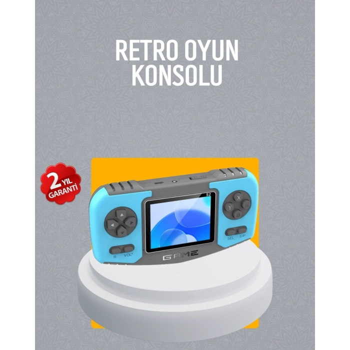 VipMarketim Mini Arcade Oyun Konsolu Hafif Taşınabilir Çocuk Hediyelik