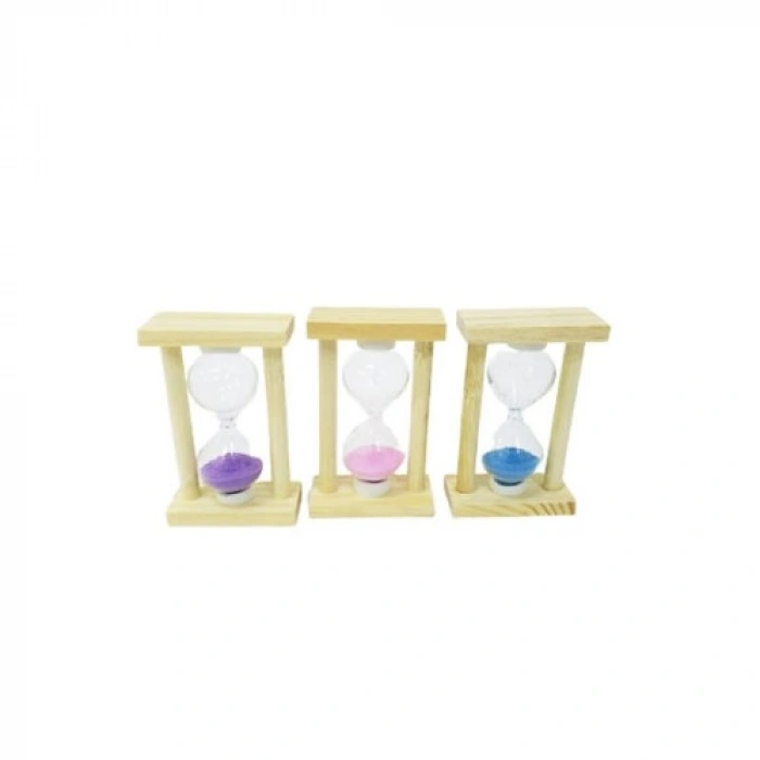 VipMarketim Mini Boy Ahşap Kum Saati