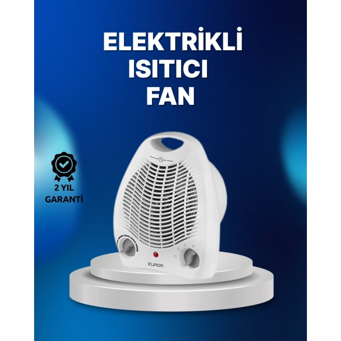 VipMarketim Mini Elektrikli Isıtıcı – 2000W Güç Fanlı Isıtma 3 Isı Modu
