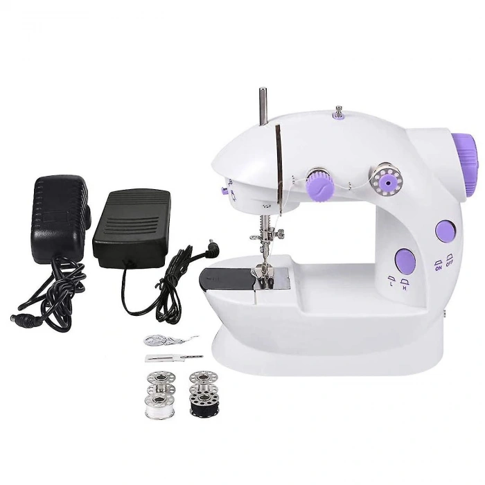 VipMarketim Mini Ev Dikiş Makinesi Pedallı Sewing Machine