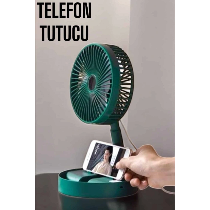 VipMarketim Mini Fan Soğutucu Telefon Tutucu Vantilatör