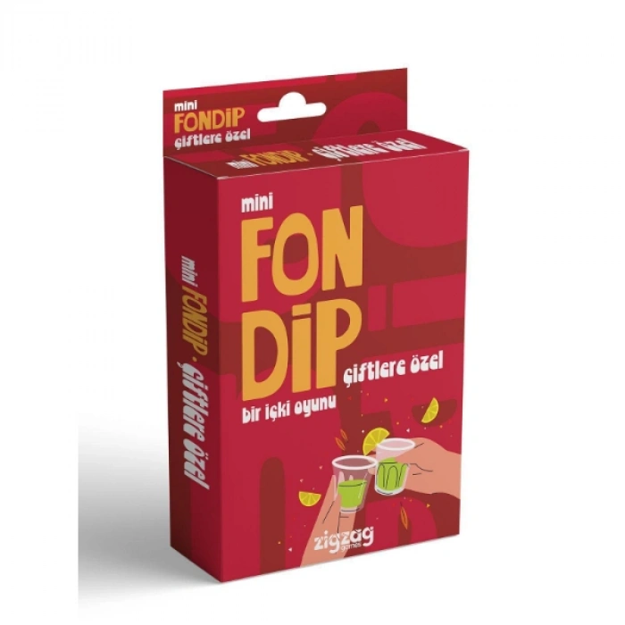 VipMarketim Mini Fondip Çiftlere Özel Eğlenceli Kart Oyunu