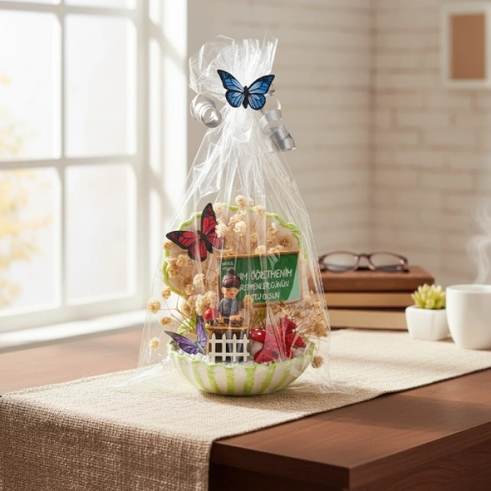 VipMarketim Mini Midye Teraryum - Öğretmenler Günü Hediyesi