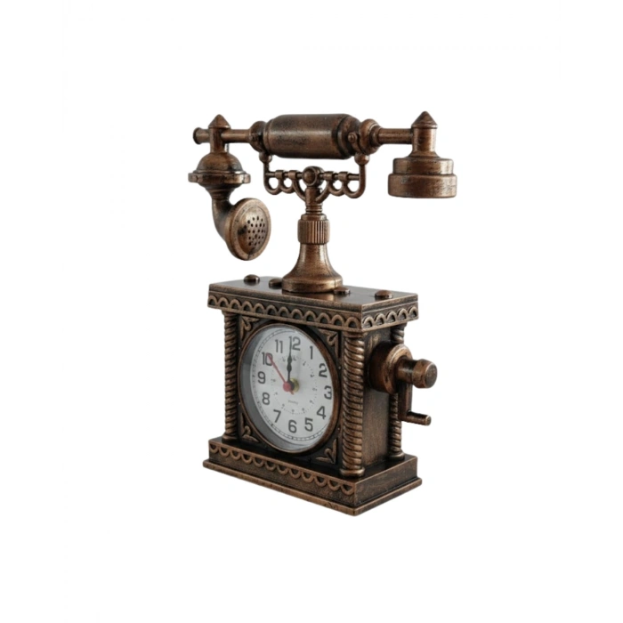 VipMarketim Modern Tasarımlı Çalar Saat Dekoratif ve İşlevsel Masa Saati