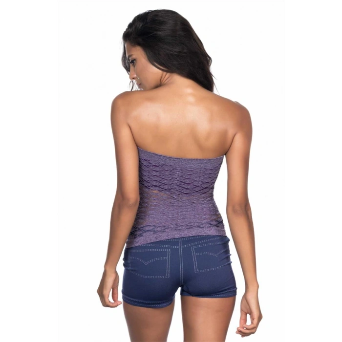 VipMarketim Mor Mi Emay Fantazi Büstiyer Atlet Korse (Kod:5034)