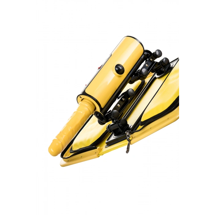 VipMarketim MotorLovers F*ckBag Seks Makinesi, ABS, Sarı, 36 cm