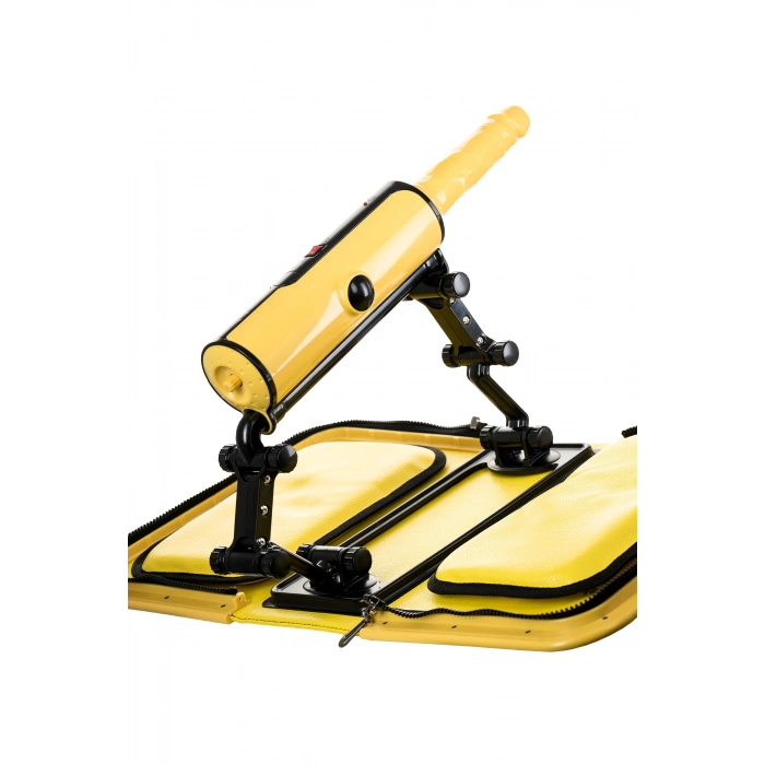 VipMarketim MotorLovers F*ckBag Seks Makinesi, ABS, Sarı, 36 cm
