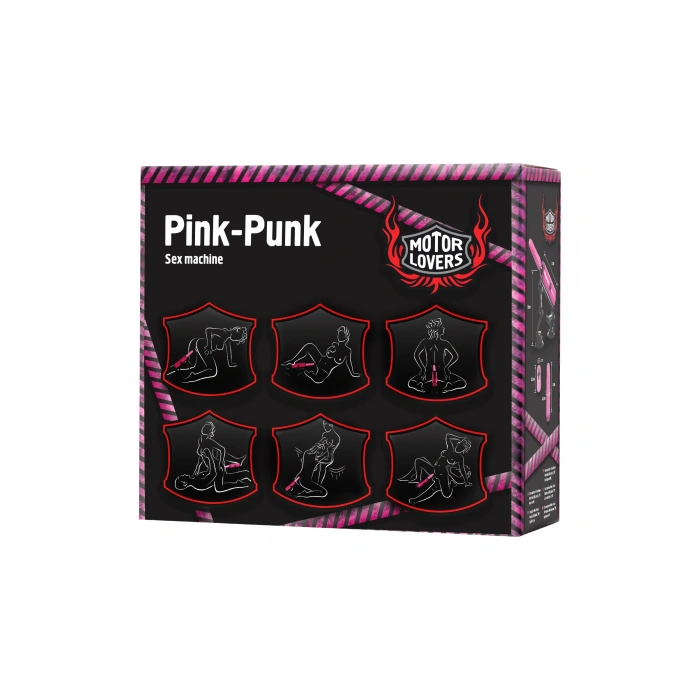 VipMarketim Motorlovers Pink-punk Seks Makinesi, Abs, Pembe, 36 Cm
