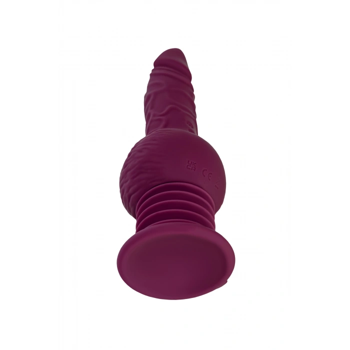 VipMarketim Motorlovers Striker Mini Seks Makinesi, Uzaktan Kumandalı, Silikon, Mor, 23.5 Cm