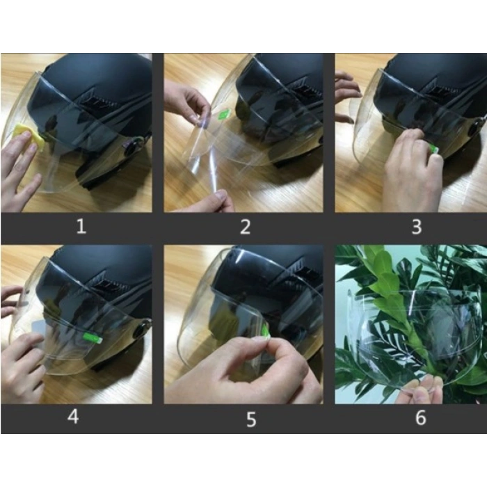 VipMarketim MOTOSIKLET KASKI İÇIN YAĞMUR KAYDIRICI