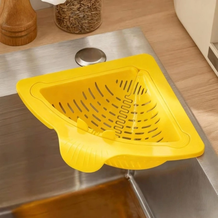 VipMarketim Mutfak ve Banyo Üçgen Lavabo Süzgeci
