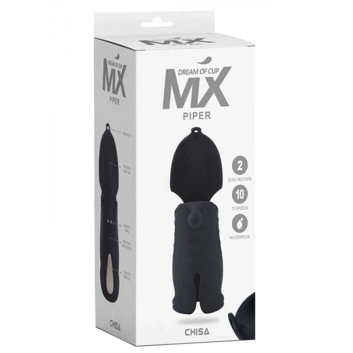 VipMarketim MX Piper Titreşimli Şarjlı Özel Tasarım Mastürbatör