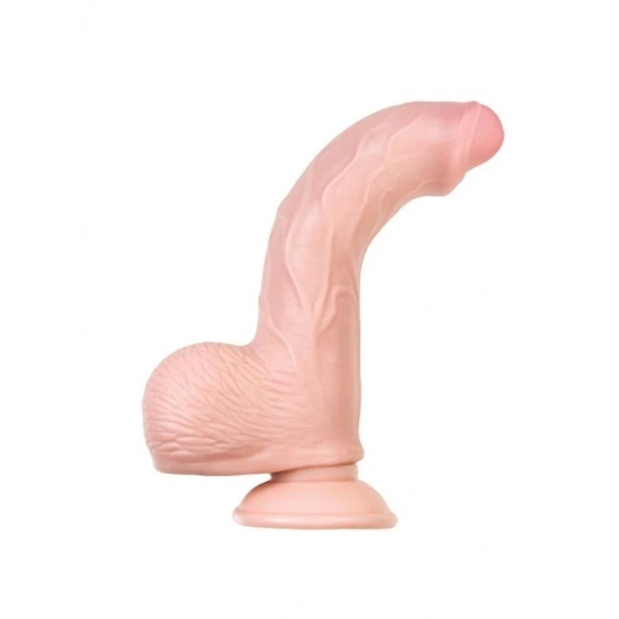 VipMarketim My Babe Kıkırdaklı Deri Katmanlı My Sweety 21,5 cm Dildo