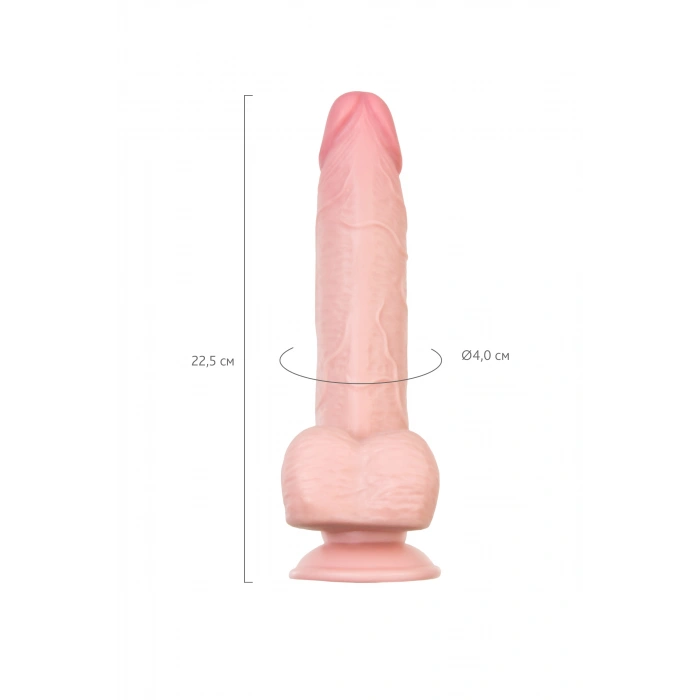 VipMarketim My Babe My Dear Gerçekçi Yapay Penis, Tpe, Çıplak, 22,5 Cm