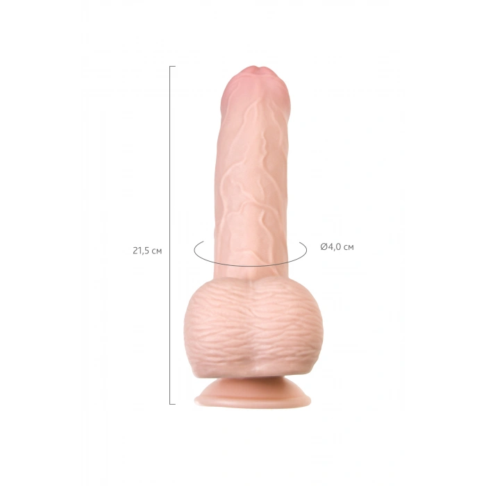 VipMarketim My Babe My Sweety Gerçekçi Yapay Penis, Tpe, Çıplak, 21,5 Cm