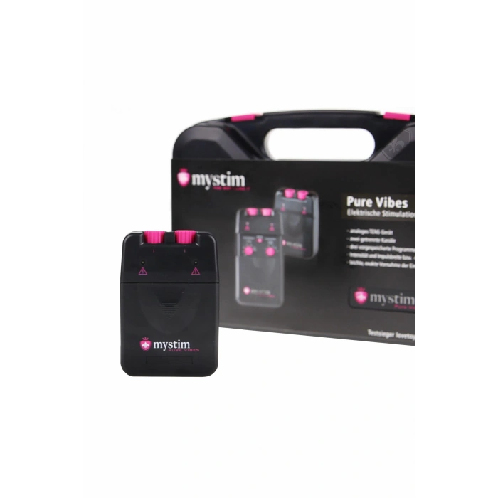 VipMarketim Mystim Cluster Buster Darbe Kaynağı, uzaktan kumanda, digital, 12 program, siyah