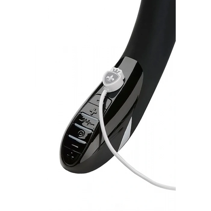 VipMarketim Mystim Daring Danny Elektro Stimülasyonlu Vibratör, Silikon, Siyah, 27 Cm