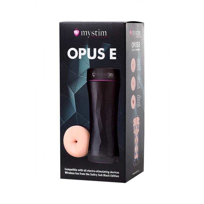 VipMarketim Mystim Opus E Anus Masturbatör, Tpe, Ten, 21,5 Cm