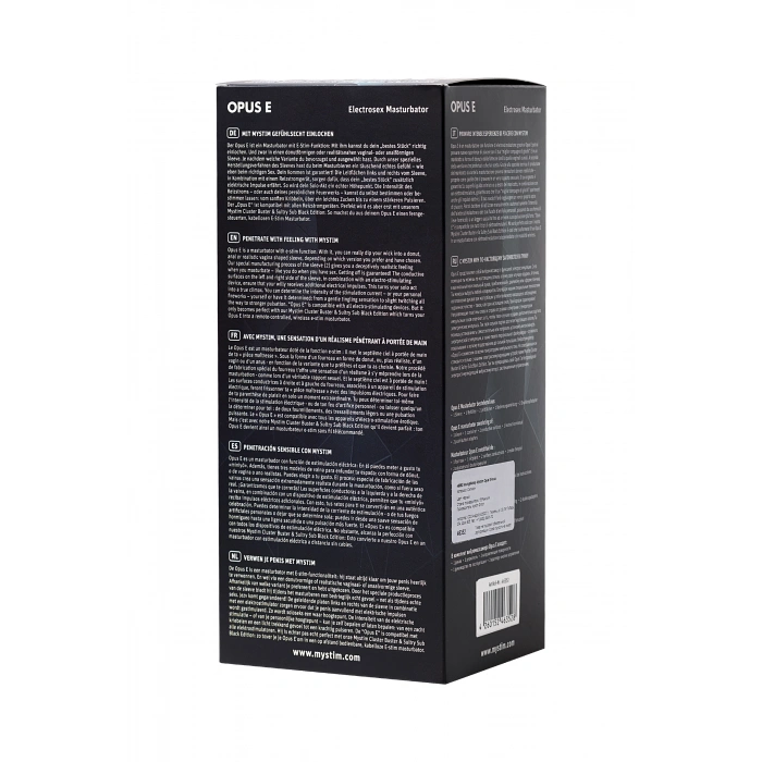 VipMarketim Mystim Opus E Anus Masturbatör, Tpe, Ten, 21,5 Cm