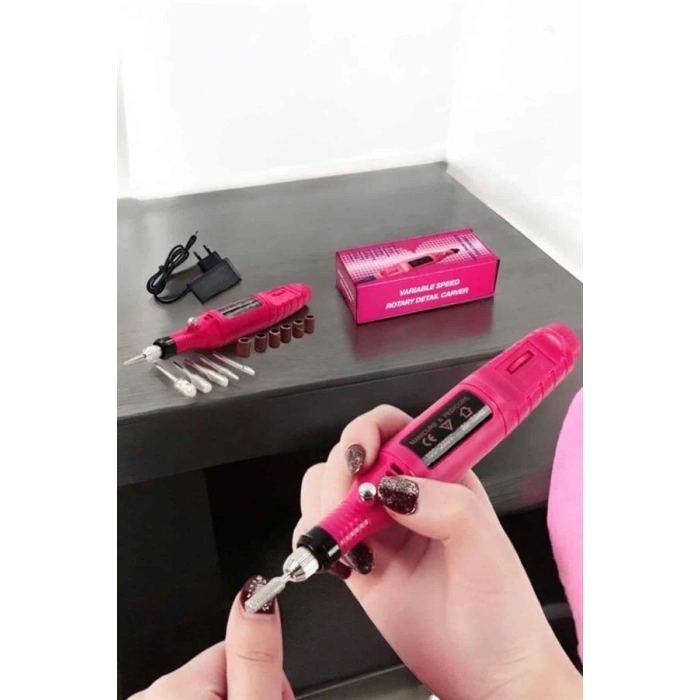 VipMarketim Nasır Temizleyici Manikür Pedikür Seti Elektrikli USB Girişli