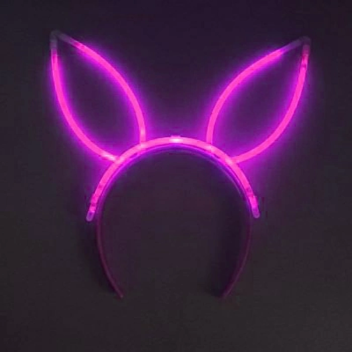 VipMarketim Karanlıkta Yanan Glow Neon Fosforlu Taç - 6 Adet